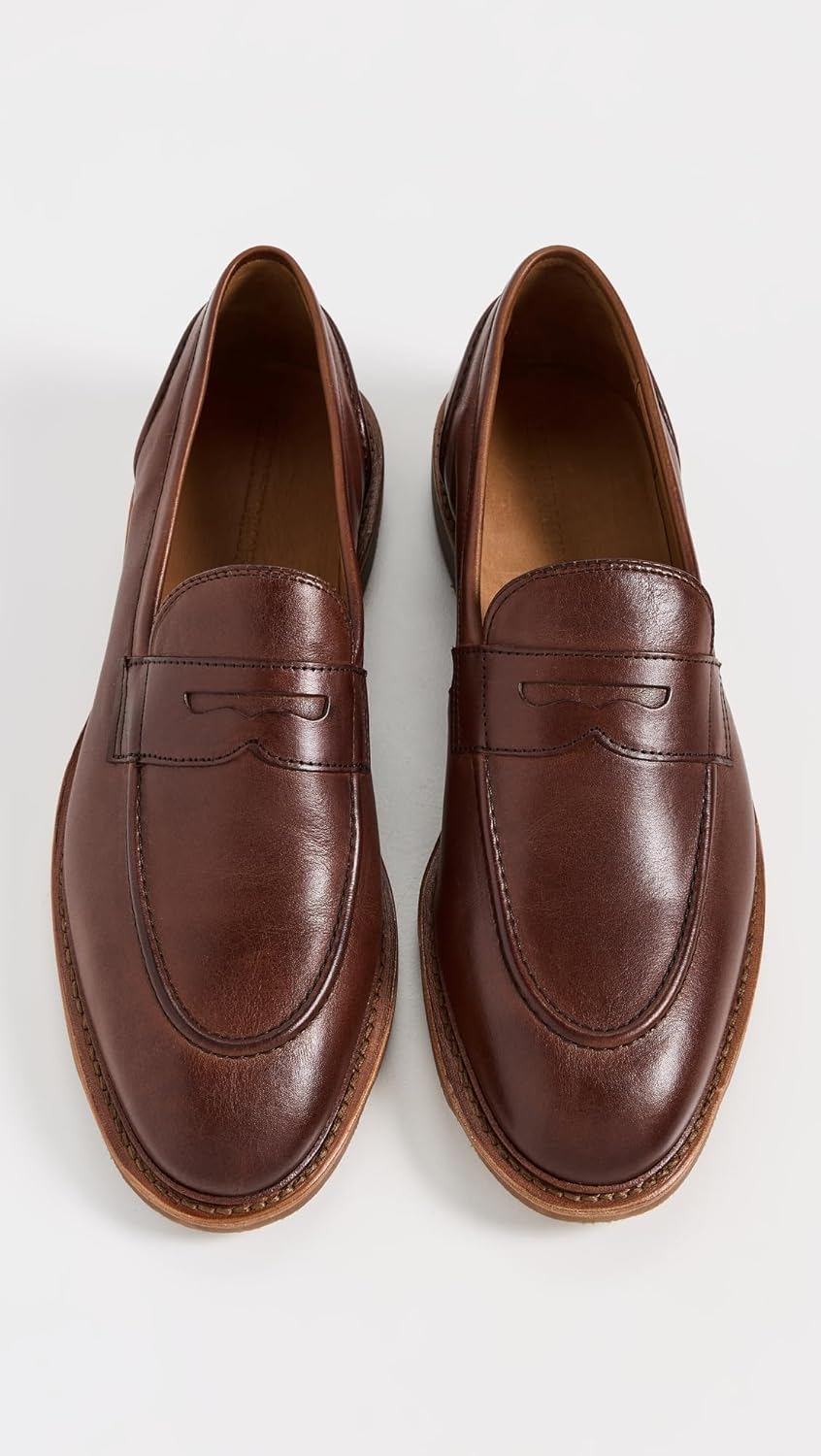 Мужские лоферы Allen Edmonds Rand Verse из кожи, Chili — фото 4