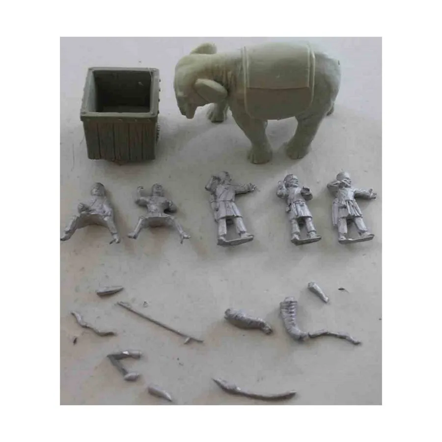 

Сасанидский слон – головой вниз, Gripping Beast Miniatures - Late Romans, Huns & Sussanid Persians (28mm)