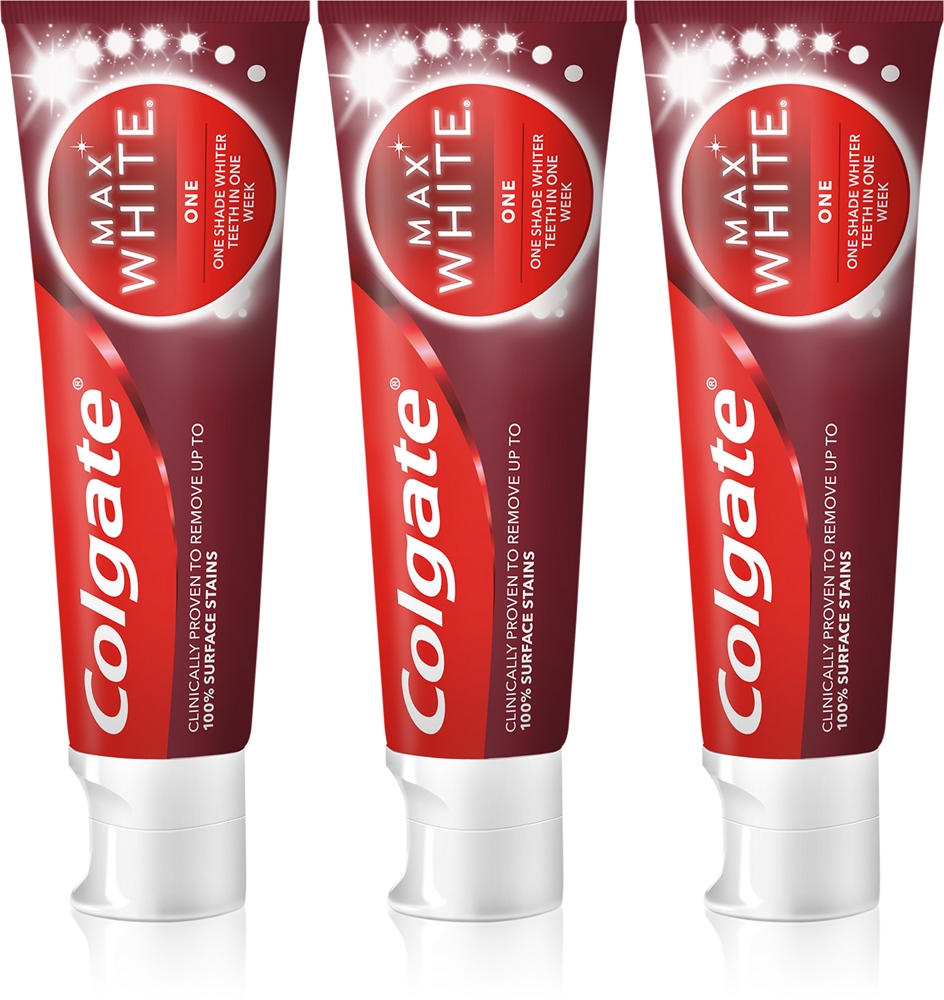 

Отбеливающая зубная паста Max White One Colgate, 3× 75 мл
