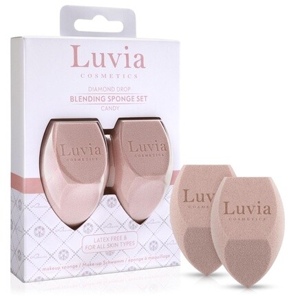 

Набор спонжей для макияжа в форме ромба Luvia Cosmetics — блендер для макияжа Candy Pink