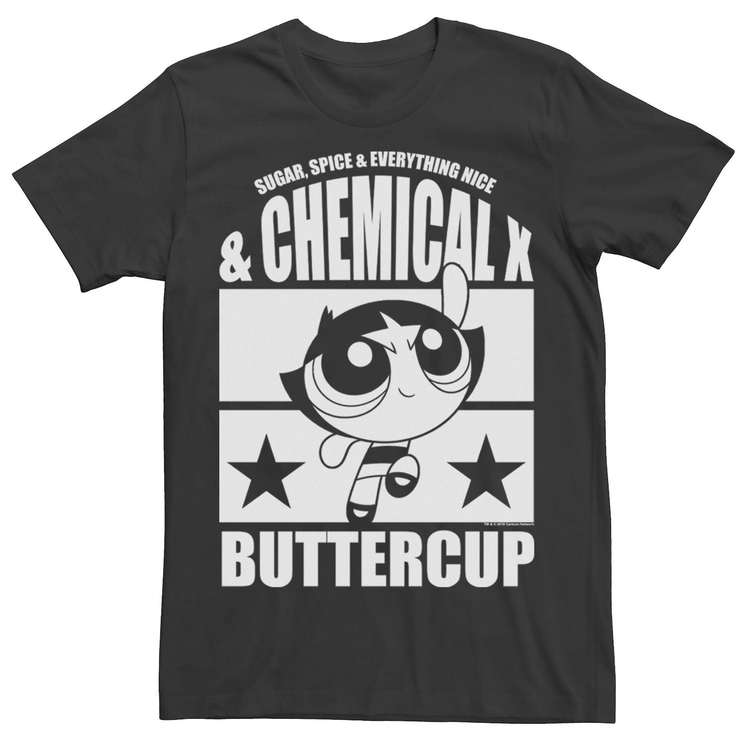 

Мужская футболка Cartoon Network Powerpuff Girls Buttercup Chemical X Licensed Character