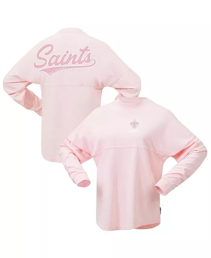 

Женская розовая трикотажная футболка New Orleans Saints Millennial Spirit Fanatics
