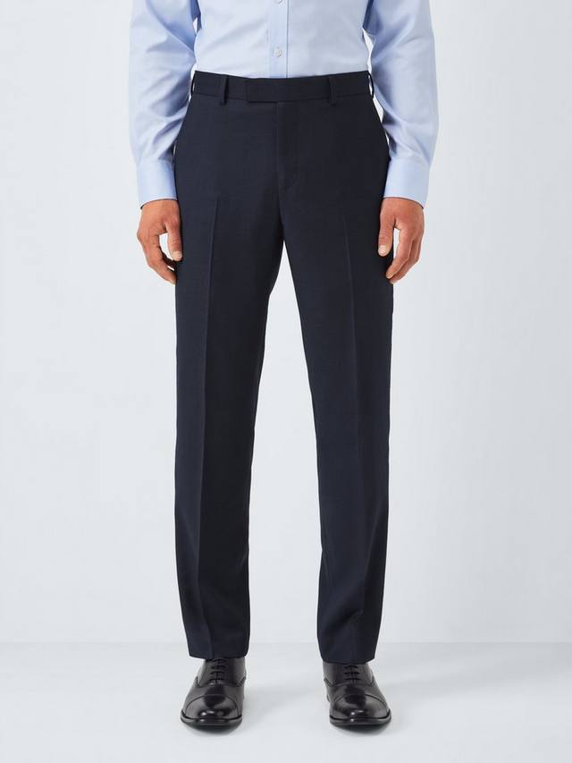 

Полушерстяные классические брюки Regular Fit John Lewis, Navy