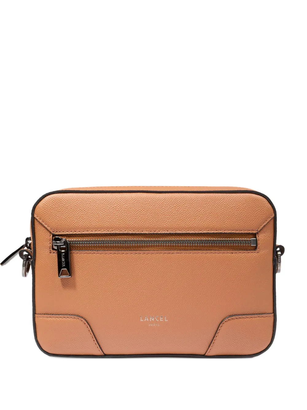 

Кожаная сумка-мессенджер Lancel, коричневый