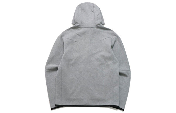 Толстовка Nike Sportswear Tech Fleece Men's Black, серый — фото 2