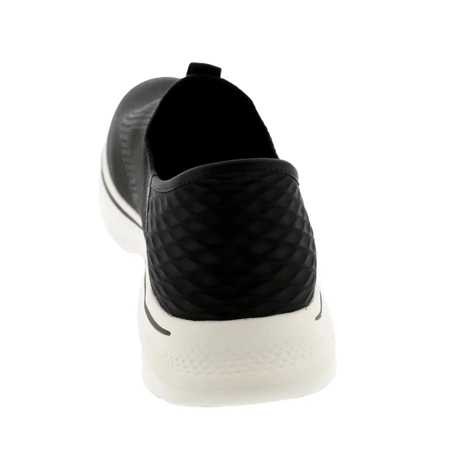 Skechers Go Walk 7 - Easy On 2 Hands Free Slip-Ins Black/White 216641WW-BWHT Men's — фото 4