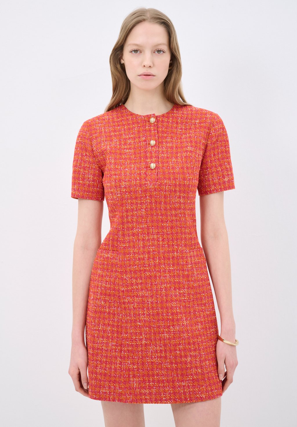 

Платье-рубашка SHORT SLEEVE adL, оранжевый