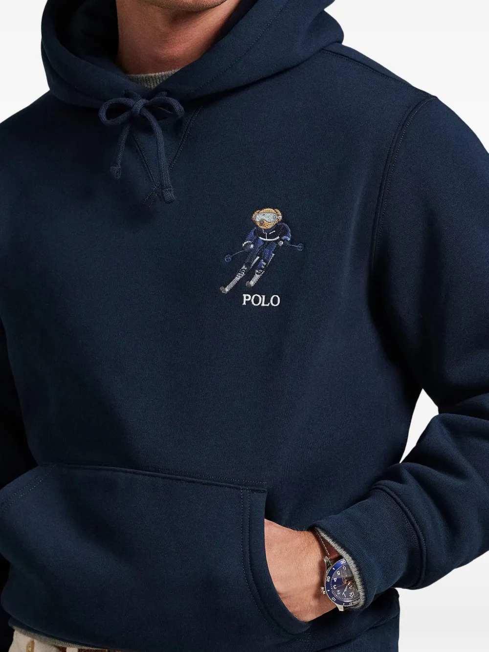 Худи с графическим принтом POLO RALPH LAUREN, синий — фото 4