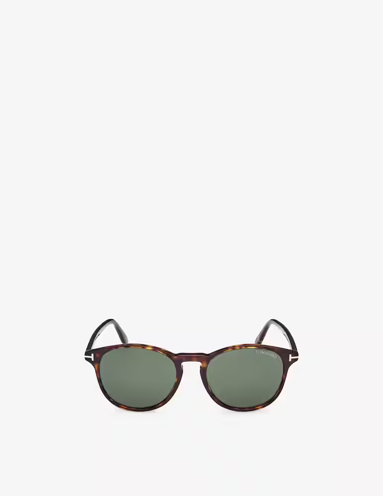 

FT1097 Круглые солнцезащитные очки Tom Ford, цвет Avana Scura -Verde