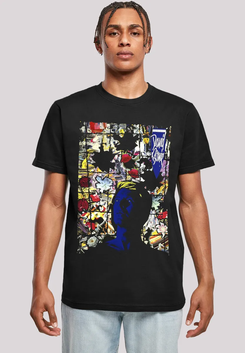 

Футболка F4NT4STIC "David Bowie Tonight Album Cover", принт, черный