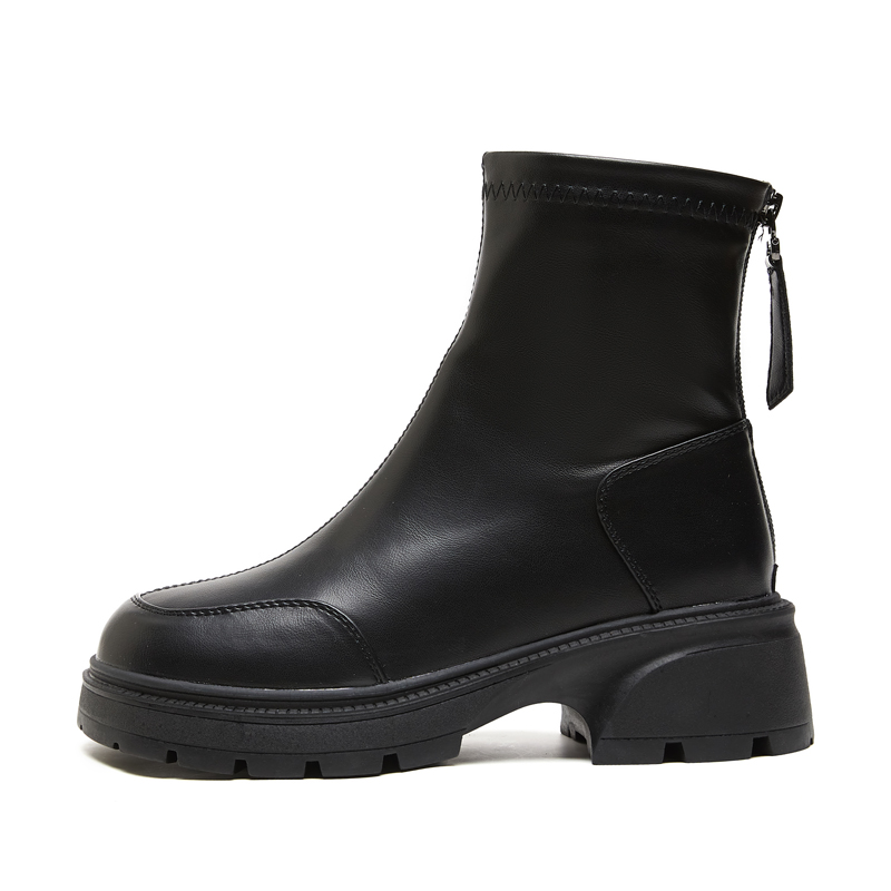 Ботильоны женские Bull charm, Black Fleece-Lined