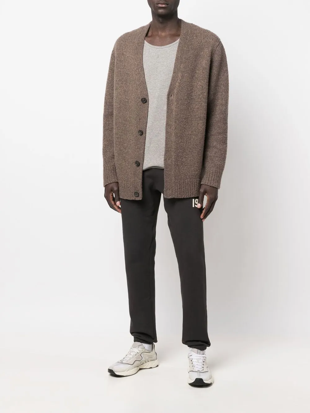 Спортивные брюки кроя слим Fear Of God Essentials, серый — фото 2