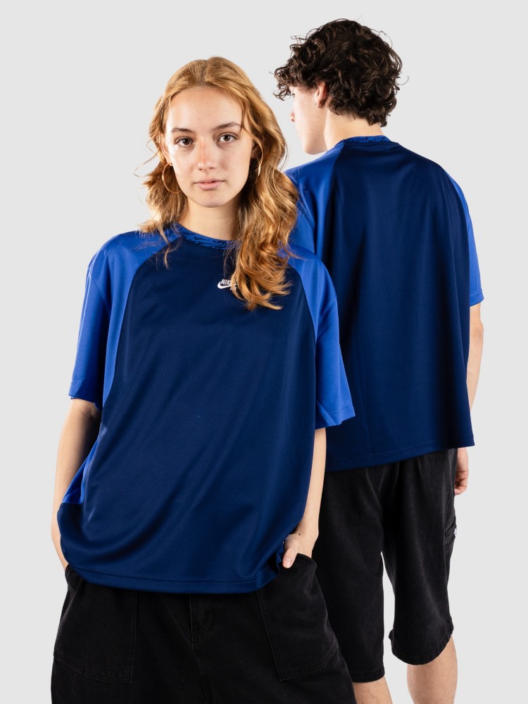 Футболка Nike SB Df Knit Jrsy T-Shirt, blue void/game royal/whit — фото 2