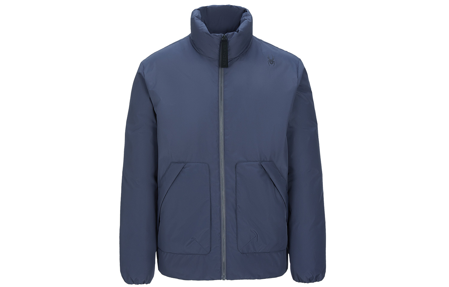 

SPYDER Однотонный пуховик с воротником стойка, Dark Gray