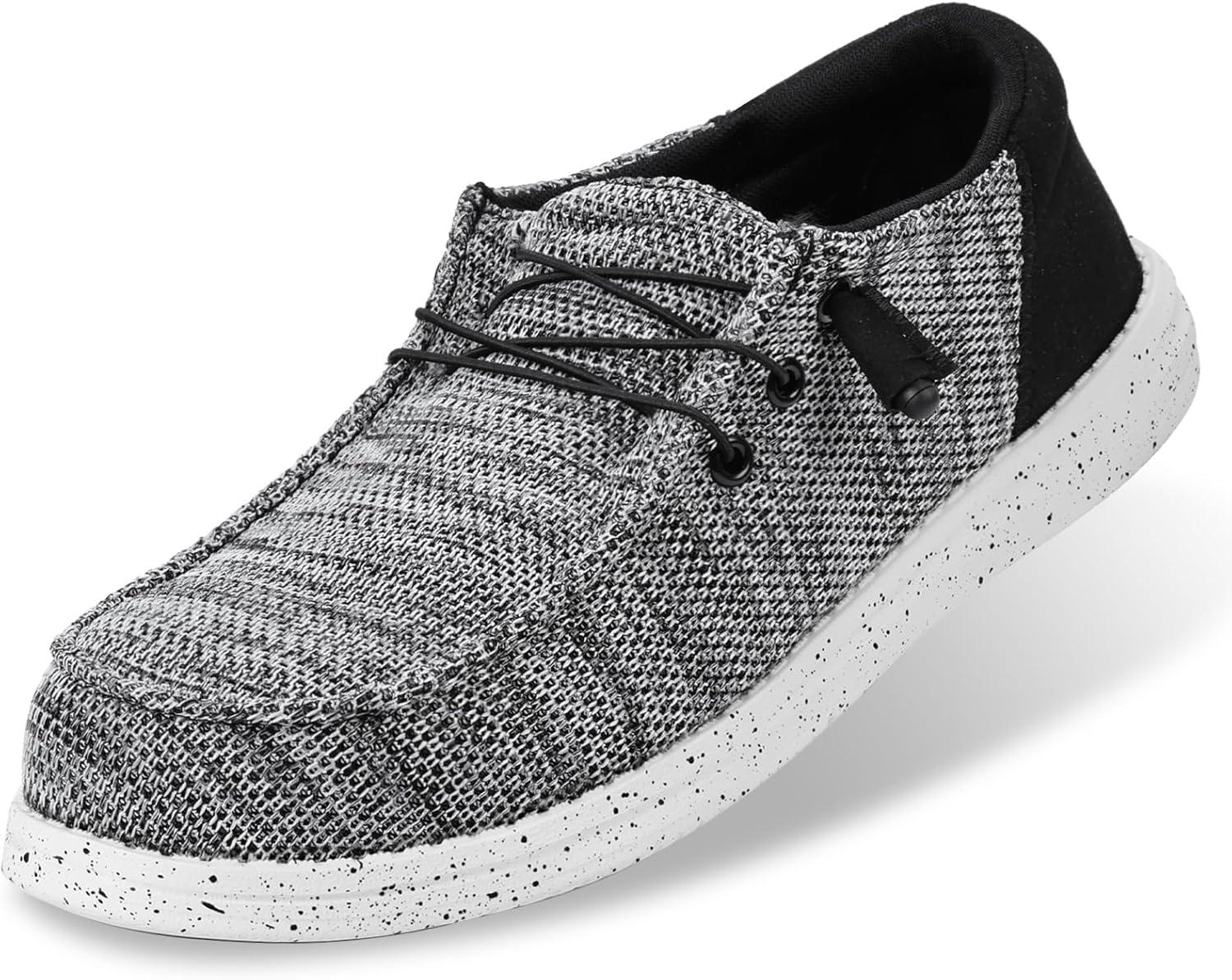 

Мужские туфли с стальным носком, легкие лоферы, удобные ботинки с композитным носком, нескользящие, кроссовки для работы и повседневной носки Catoe, темно-серый