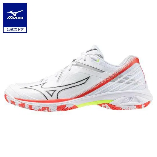 Бадминтонные кроссовки «Wave Claw 3» от Mizuno, White X Black X Red
