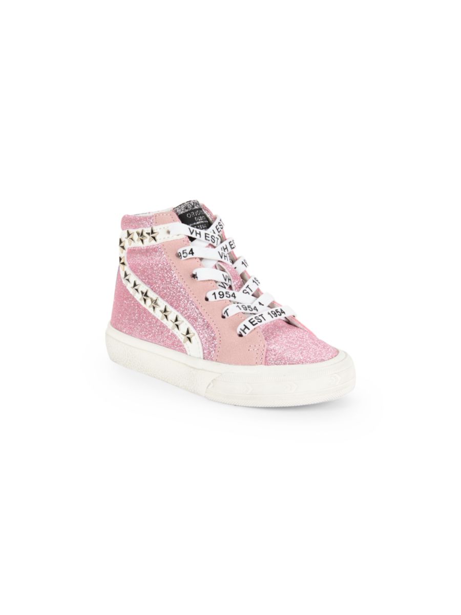 

Высокие кеды Nancy Studded для маленьких девочек и девочек Vintage Havana, розовый