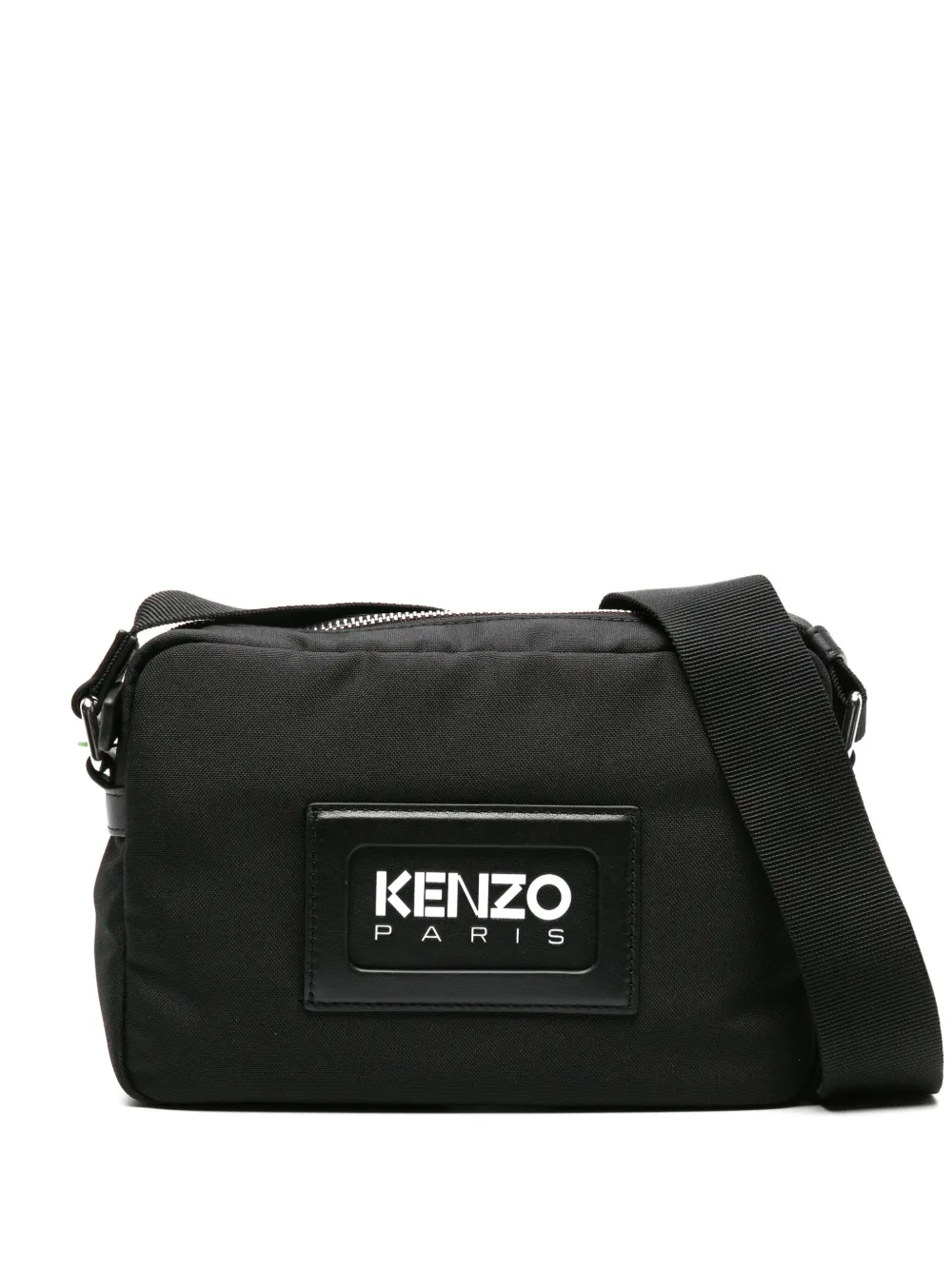 

Сумка-мессенджер с тисненым логотипом KENZO, черный