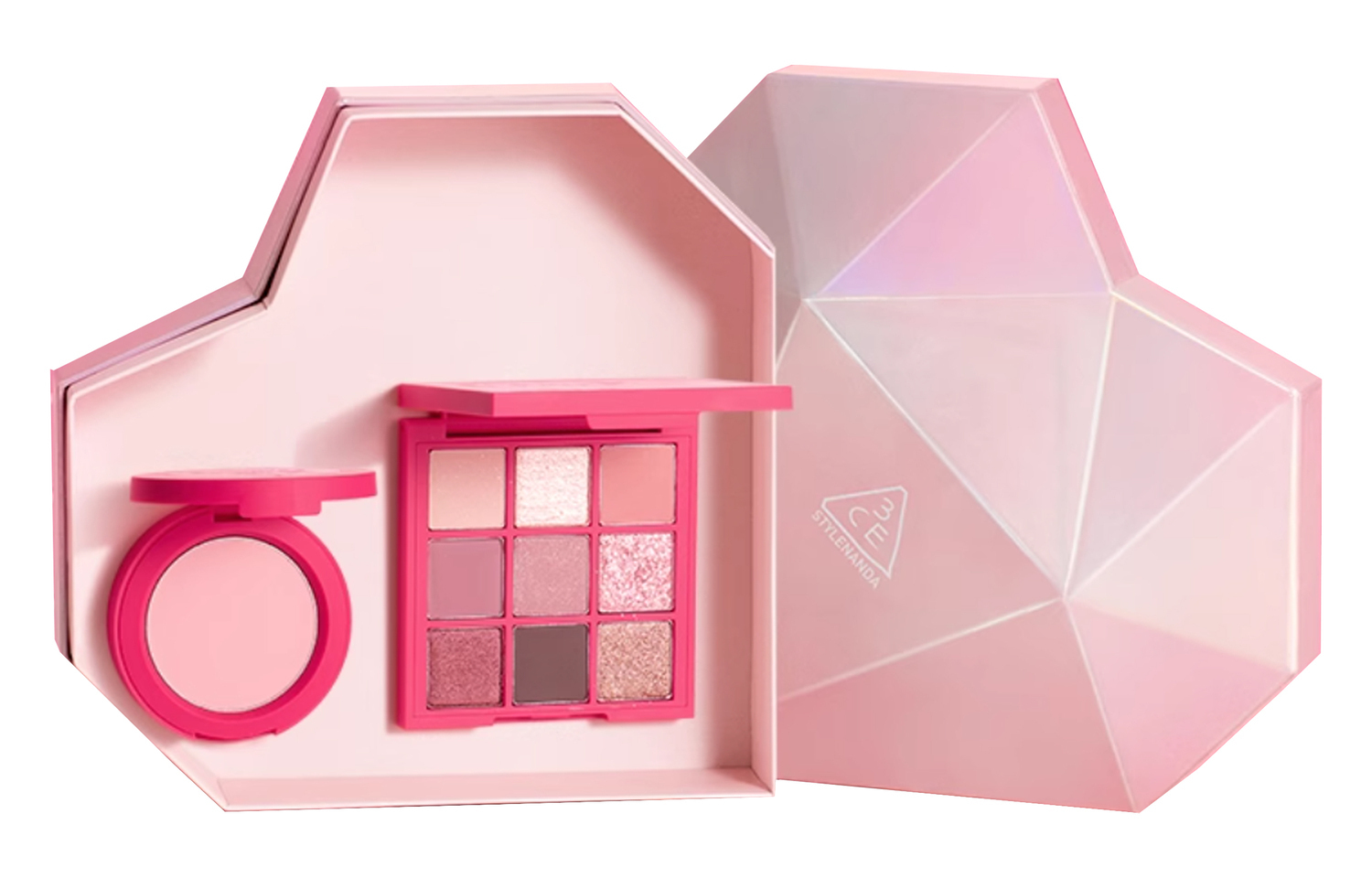 

Набор косметики для женщин 3CE, Blush #FOOLS in LOVE+Eyeshadow Palette #AUTO FOCUS