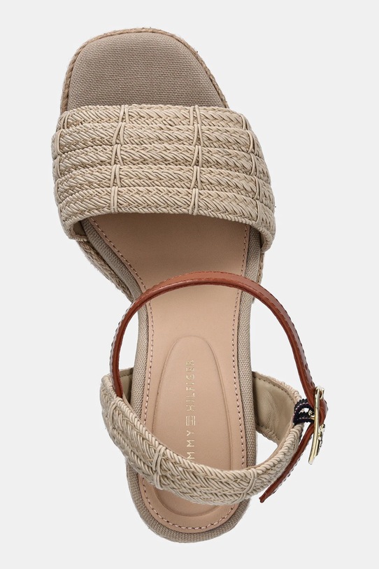 Сандалии Rope Heel Platform Sandal Tommy Hilfiger, бежевый — фото 4