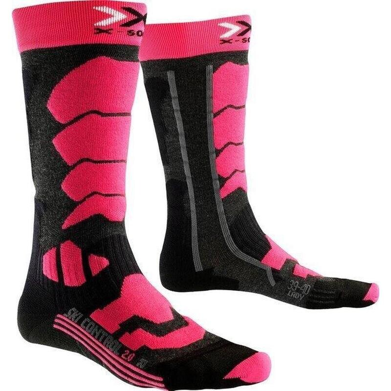 

Лыжные носки X-Socks, цвет schwarz/rosa