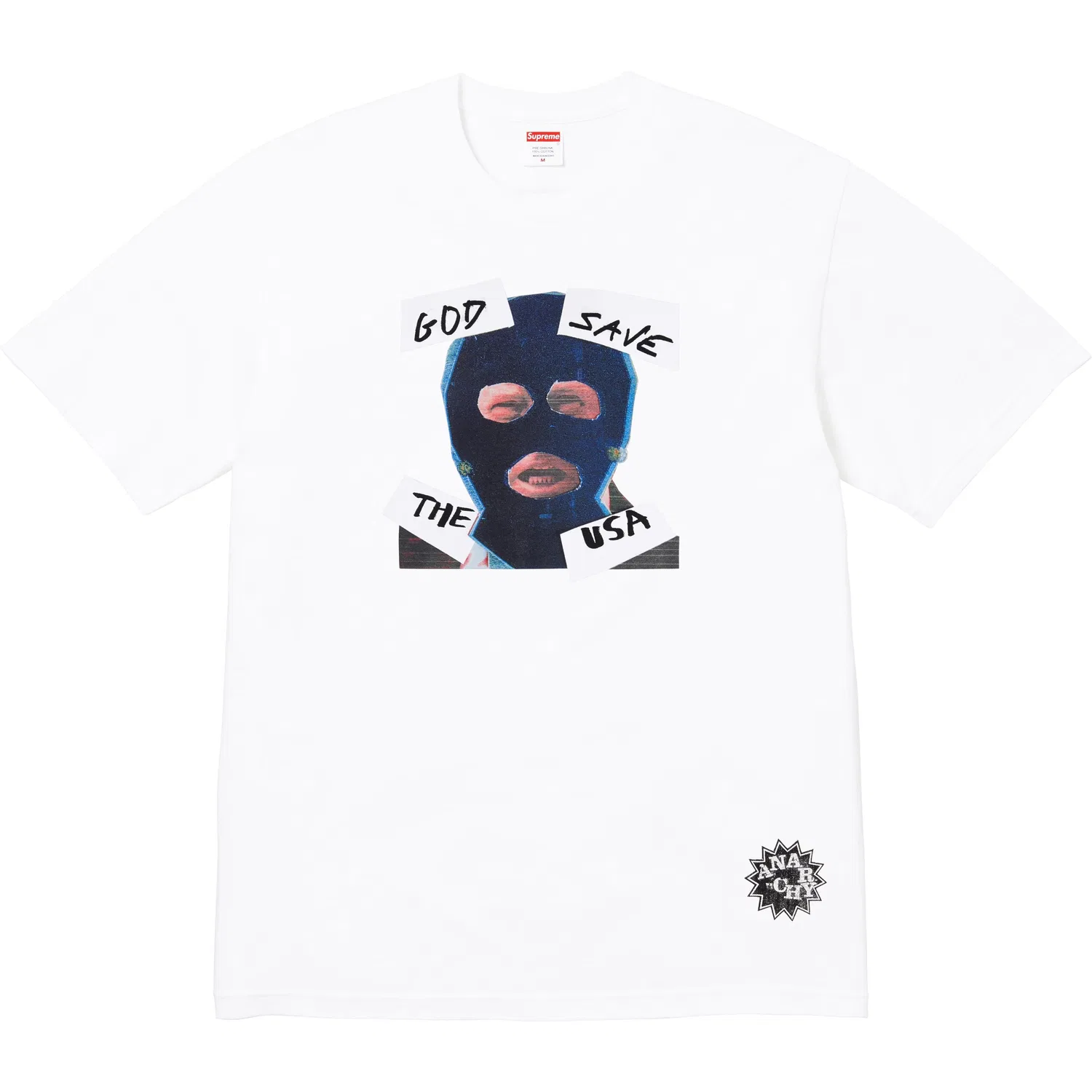 Футболка SS26 unisex с круглым вырезом, прямой крой Supreme, White