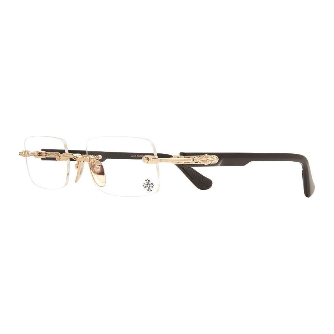 

Титановые квадратные оправы для очков унисекс черные Chrome Hearts