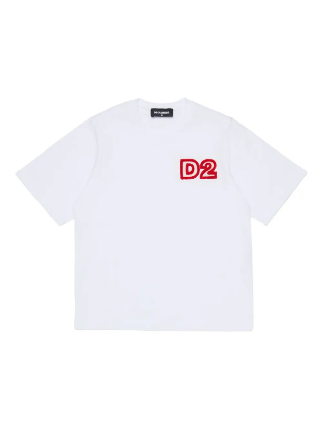 

DSQUARED2 KIDS футболка с нашивкой-логотипом, белый