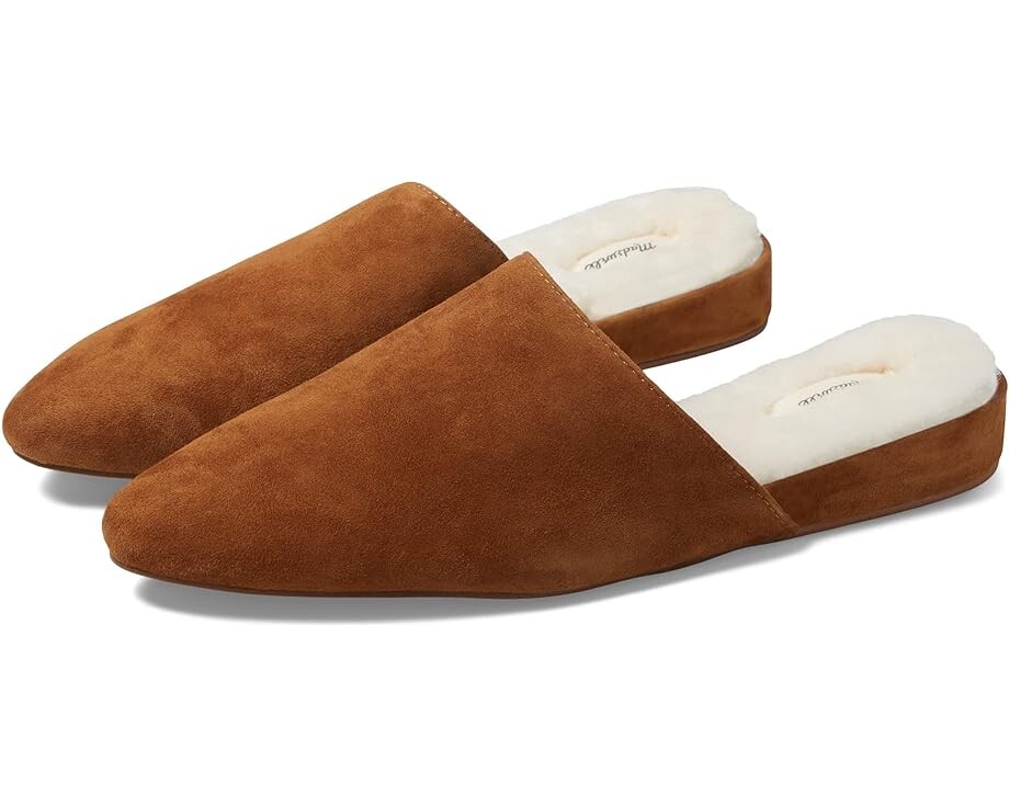 

Лоферы Madewell The Kasey Mule, цвет Acorn Sherpa