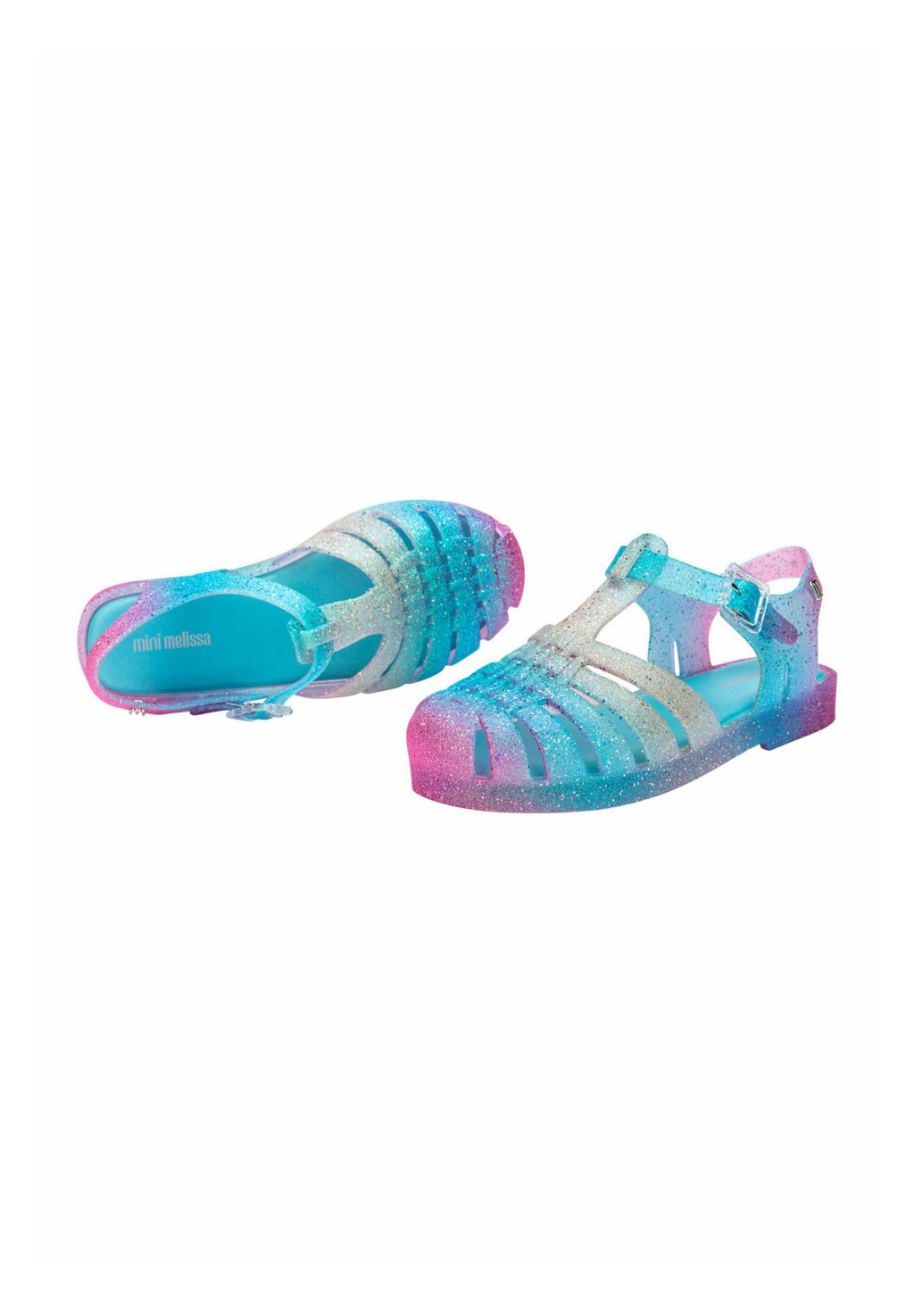 Сандалии POSSESSION GLITTER - Pool slides Mini Melissa, синий — фото 4