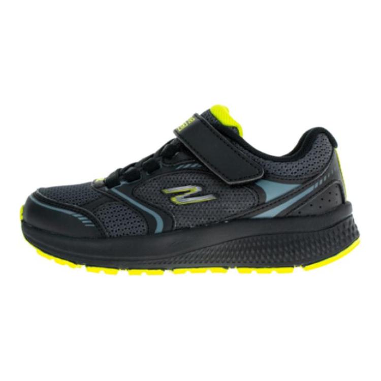 

Skechers Кроссовки детские с амортизаторами, низкие, черно-серые, подростковые