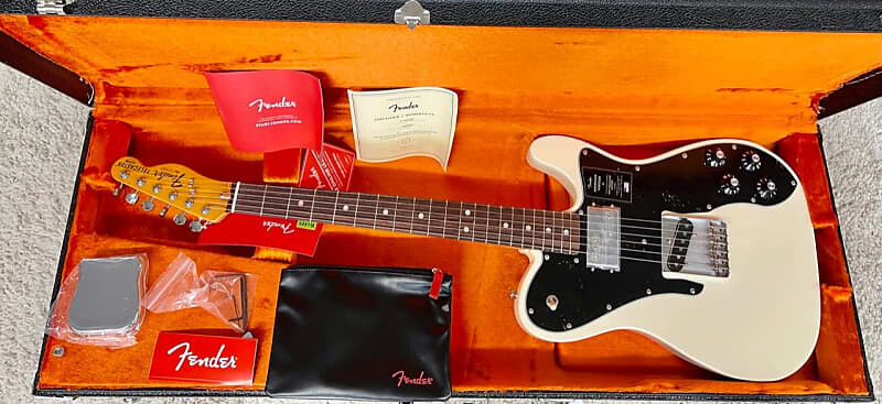 

Электрогитара Fender American Vintage II 1977 Telecaster Custom, Olympic White with Hard Case