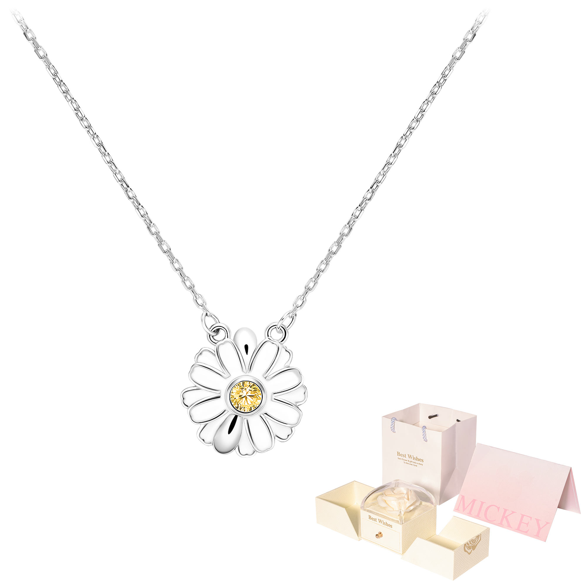 

Disney Ожерелье из стерлингового серебра 925 пробы для женщин