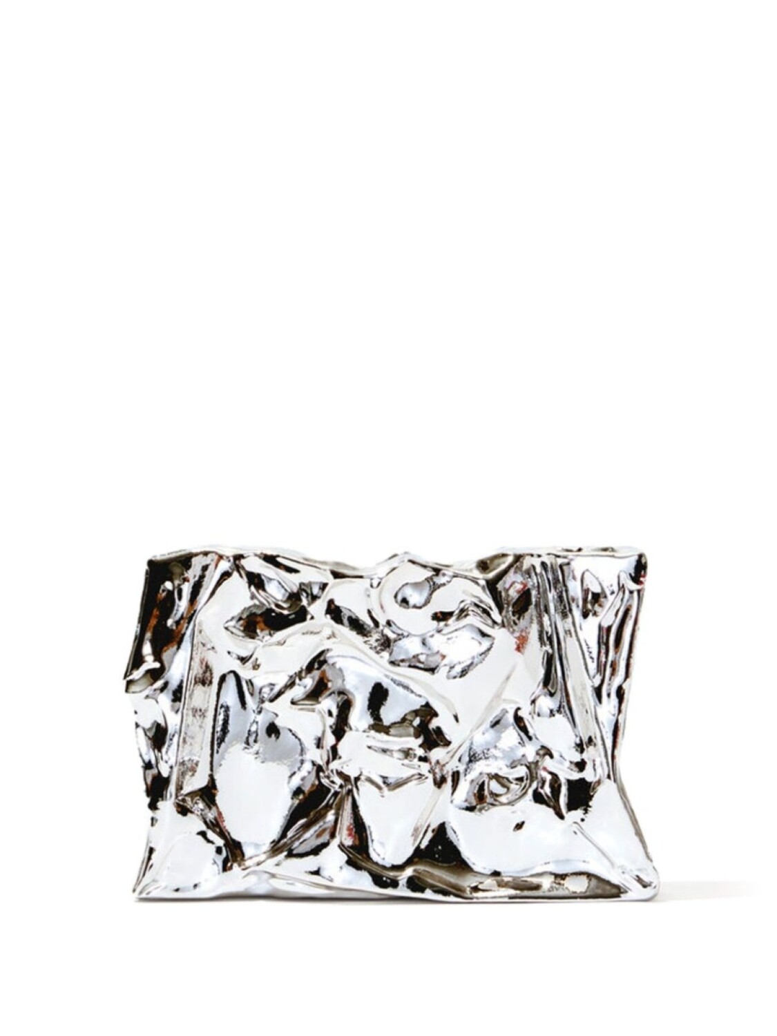 

Клатч Crush Proenza Schouler, серебряный