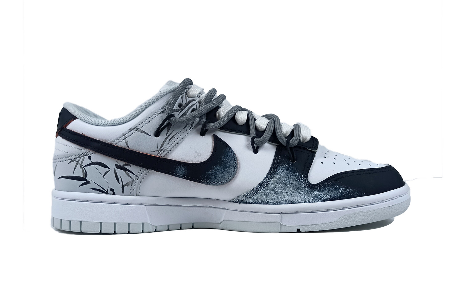 

Кроссовки Nike Dunk Skateboarding Shoes Unisex Low-top Gray, черный