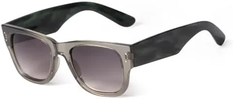 

Винтажные солнцезащитные очки в черепаховой оправе для женщин и мужчин, ретро-очки с заклепками и широкой оправой, защита от ультрафиолета UV400 MTZJH, C4