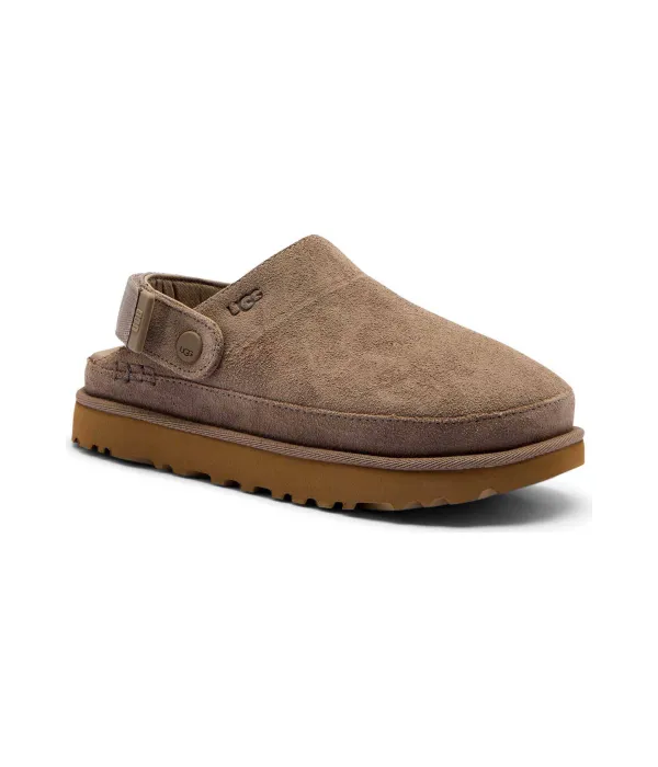 Сандалии Goldenstar clog 2-в-1 из кожи Ugg, серый — фото 3