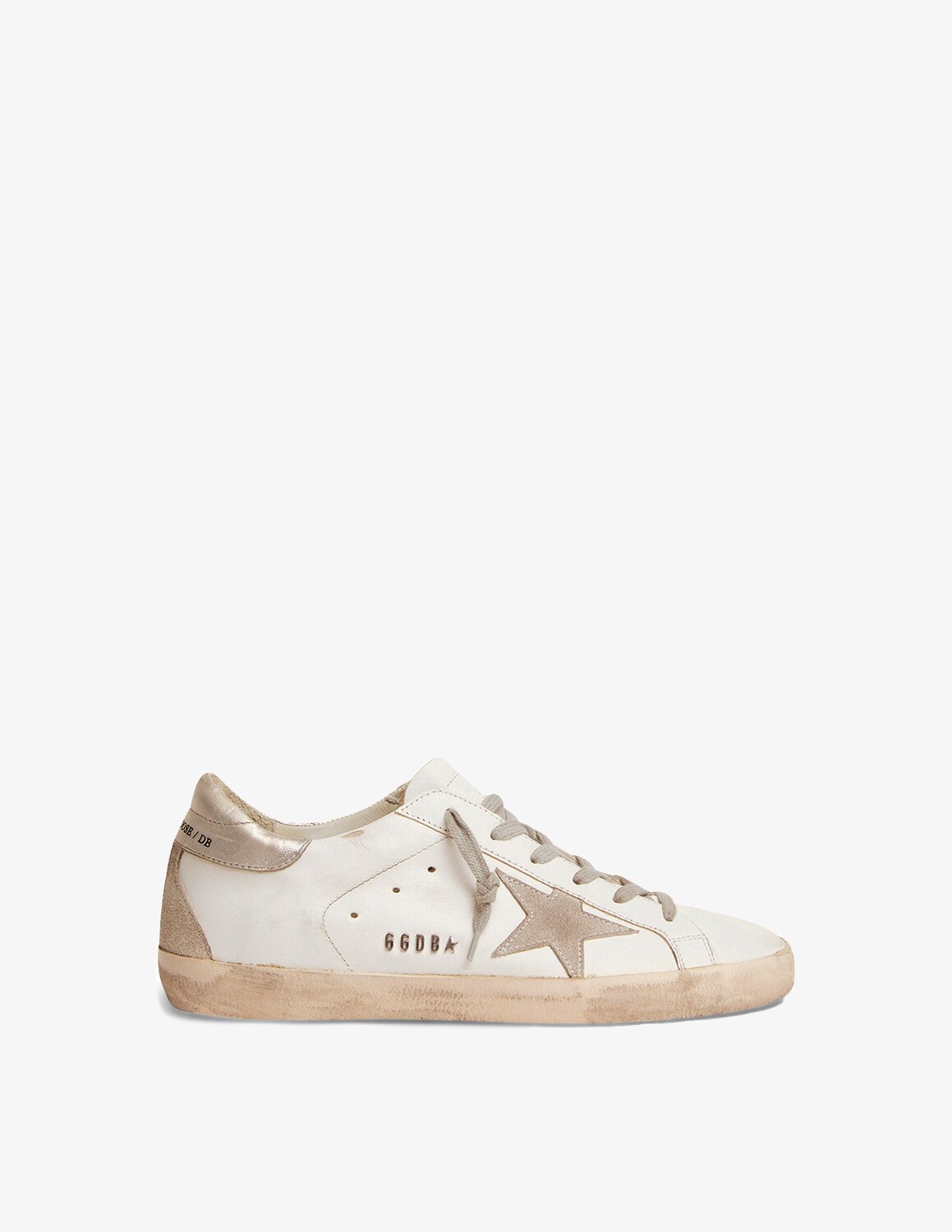 

Кожаные кроссовки Super-Star Golden Goose, цвет White/Ice/Silver