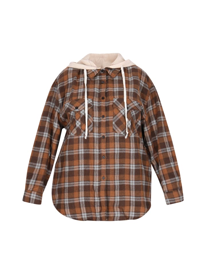 

Куртка ROCKEASY Plus Size Jacket, коричневый