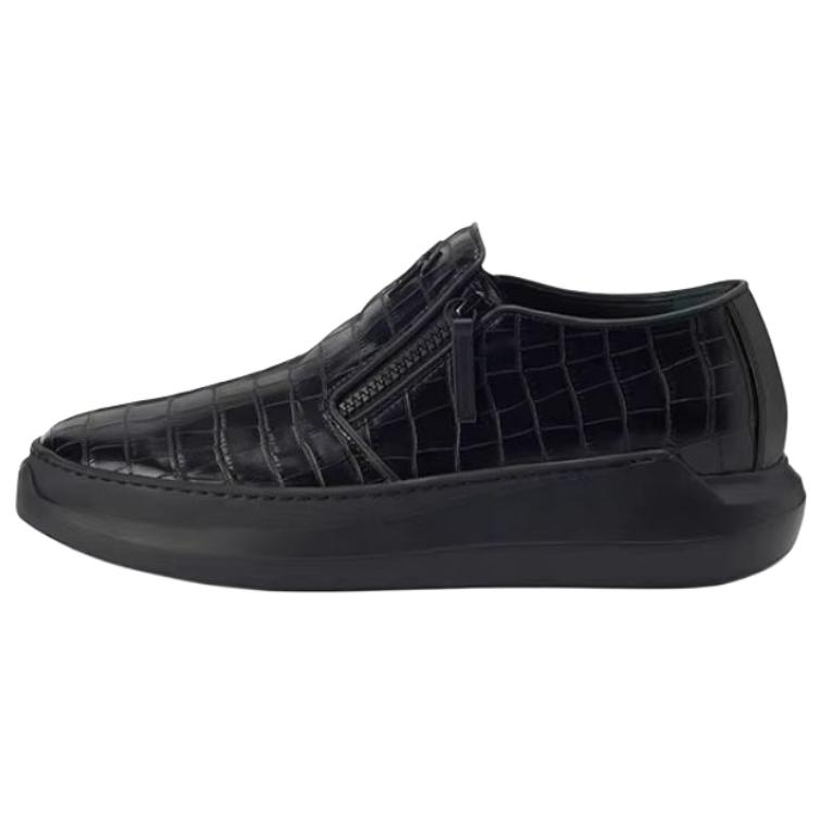 

Кроссовки Conley Leather на молнии Giuseppe Zanotti, черный