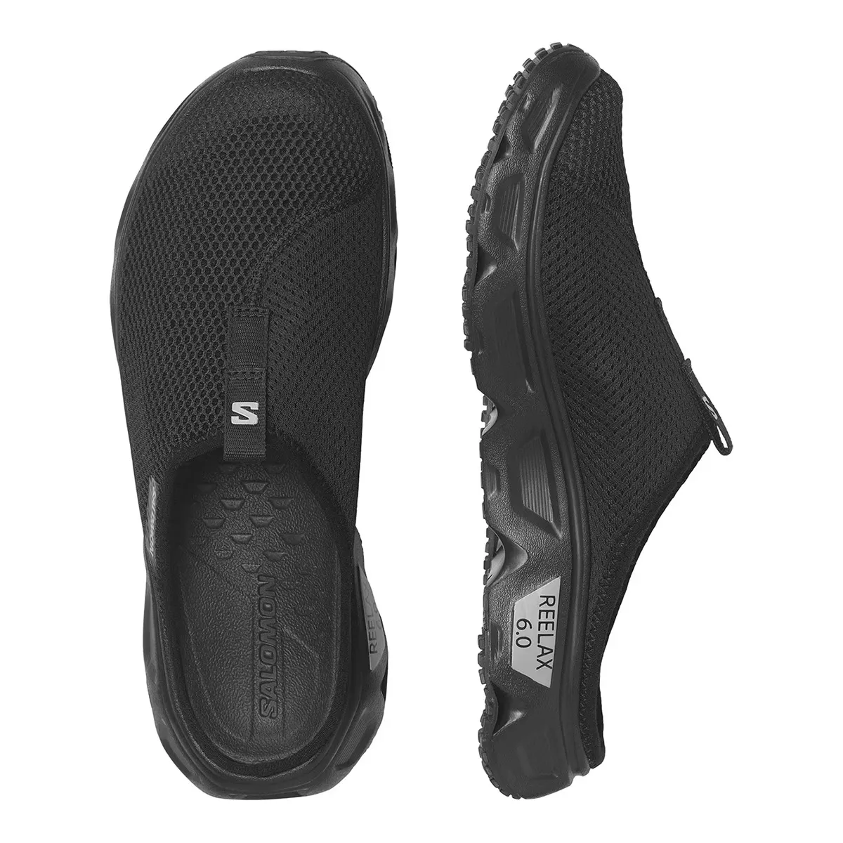Сабо Salomon Men's Reelax Slide 6.0 Recovery, чёрный — фото 3