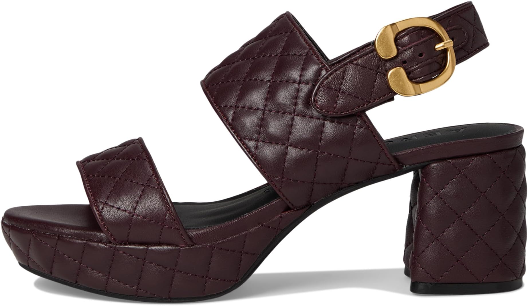 Сандалии Aerosoles Camera Qui, цвет Deep Aubergine Quilted Leather — фото 4