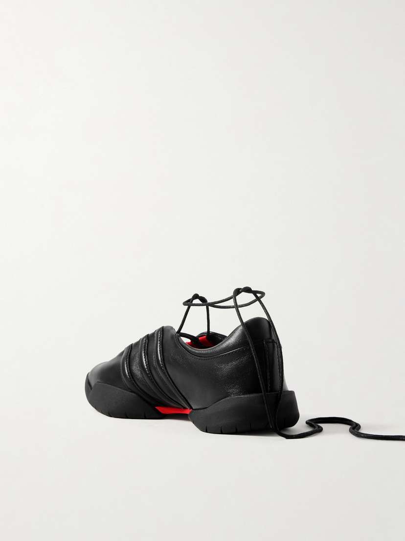 Кроссовки Y-3 regu из кожи Adidas Originals, черный — фото 3