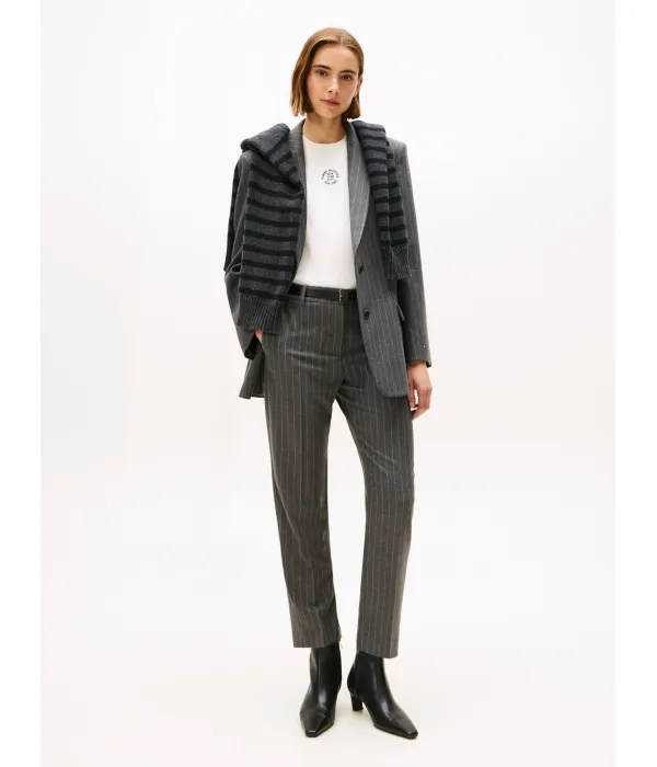 Брюки Straight fit Tommy Hilfiger, серый — фото 2