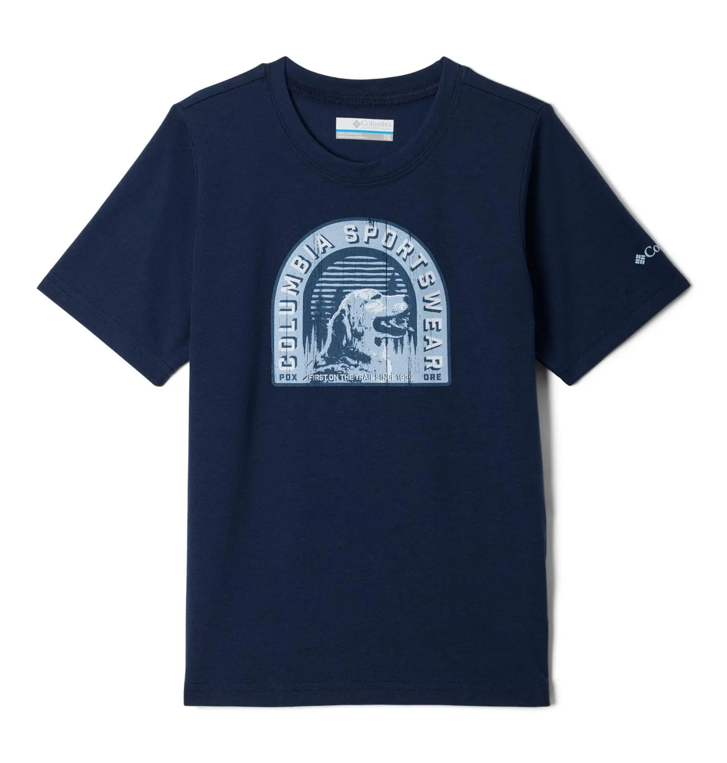

Детская футболка La Poudre Pass Columbia, Collegiate Navy/Furry Friend