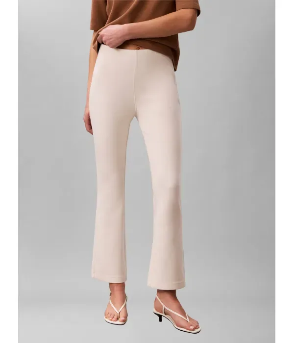 Космические штаны flare fit Calvin Klein, экрю