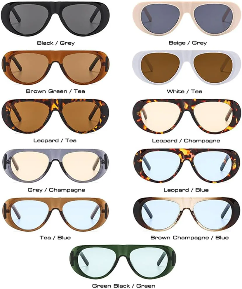 

Женские солнцезащитные очки с широкими дужками UV400, мужские — с широкими дужками, для занятий спортом на открытом воздухе, бега и езды generic, Leopard Tea