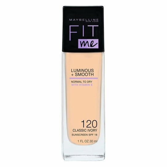 

Осветляющая основа для лица 120 Classic Ivory, SPF 18, 30 мл Maybelline, Fit Me Luminous + Smooth Foundation