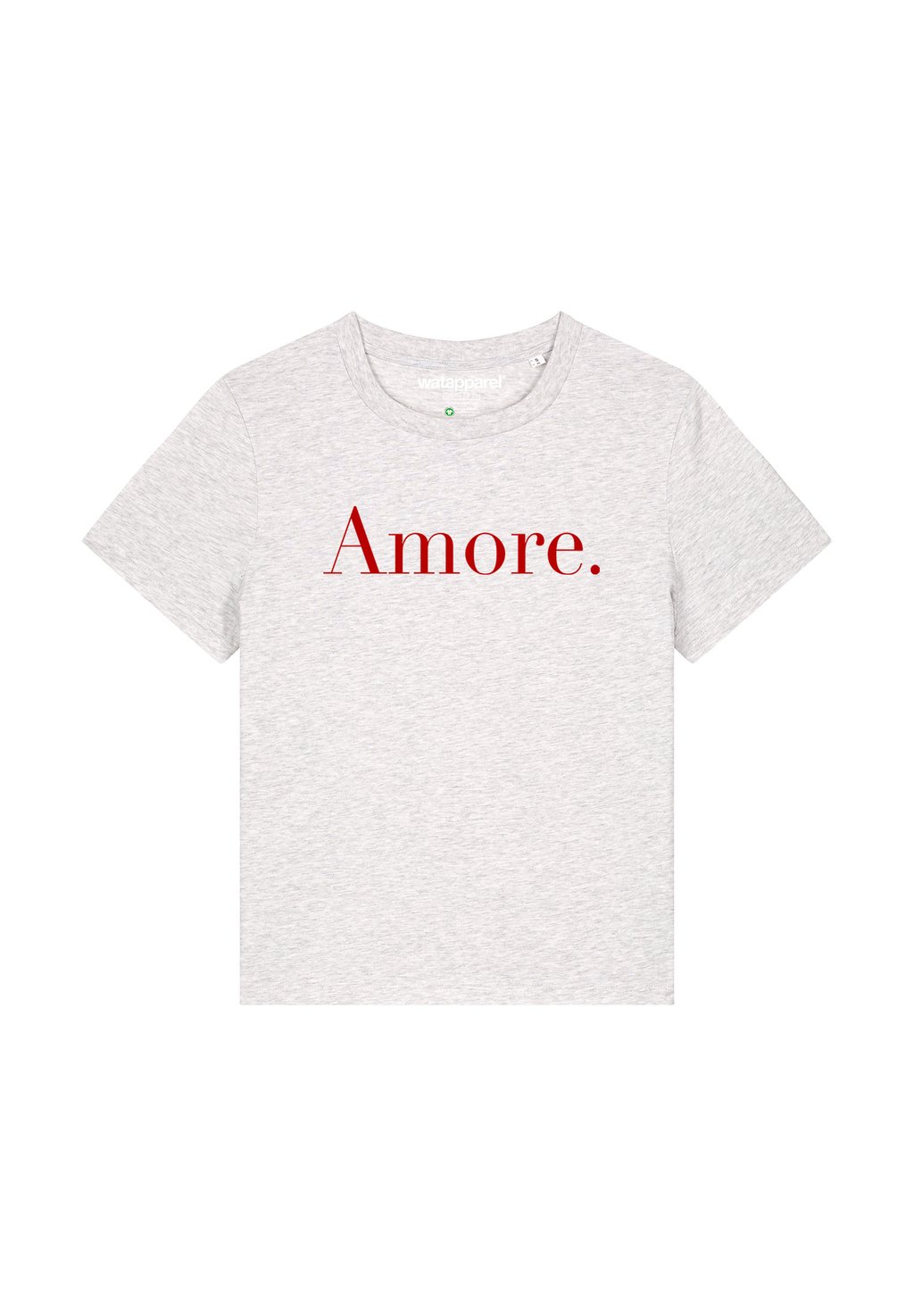 

Футболка с принтом AMORE watapparel, серый