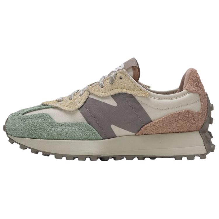 

Кроссовки для бега NB 327 с амортизацией, устойчивостью к истиранию, дышащие, низкие, унисекс New Balance, бежевый